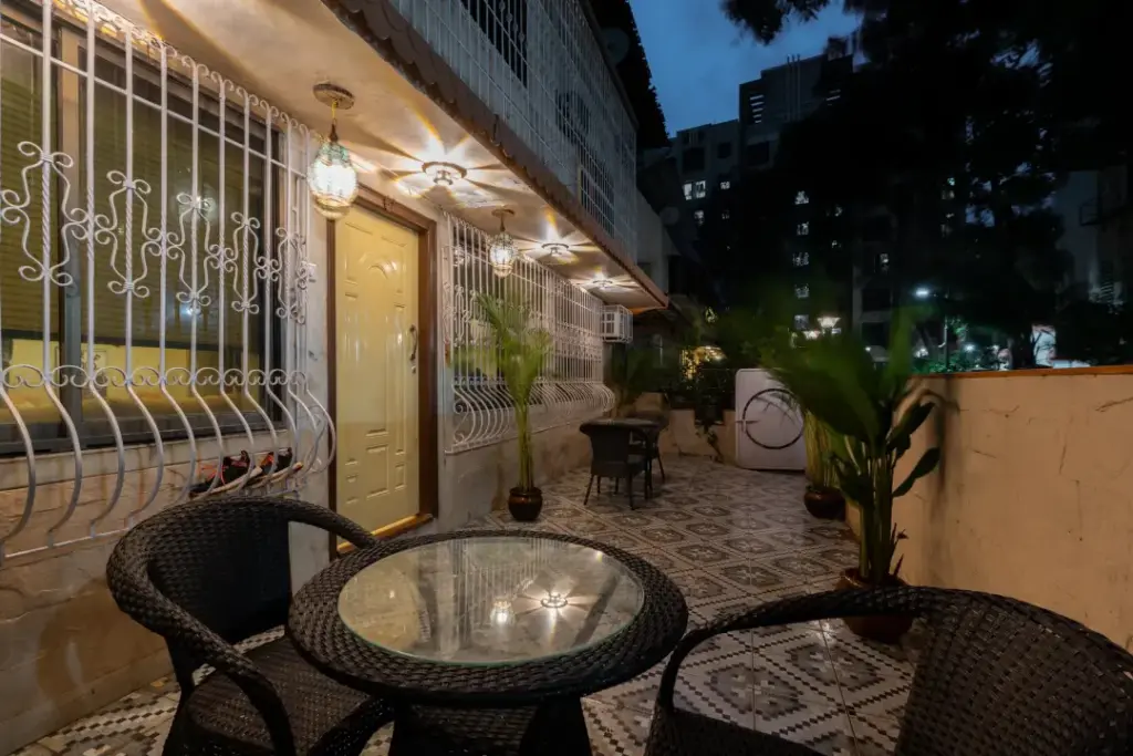 Private party garden and green outdoor space at Soho Nest Mumbai.