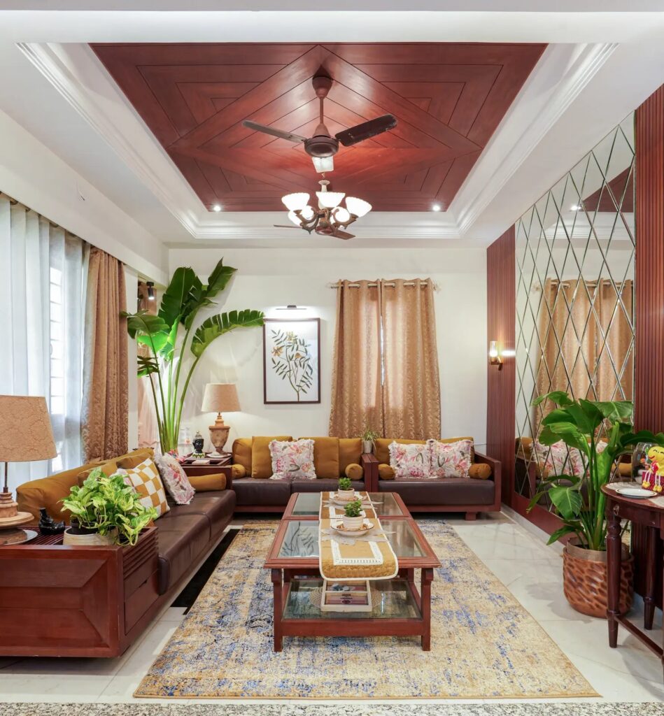 Modern common area in the Spacez villa with comfortable seating and a bright, open layout.